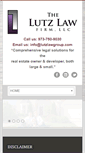 Mobile Screenshot of lutzlawgroup.com